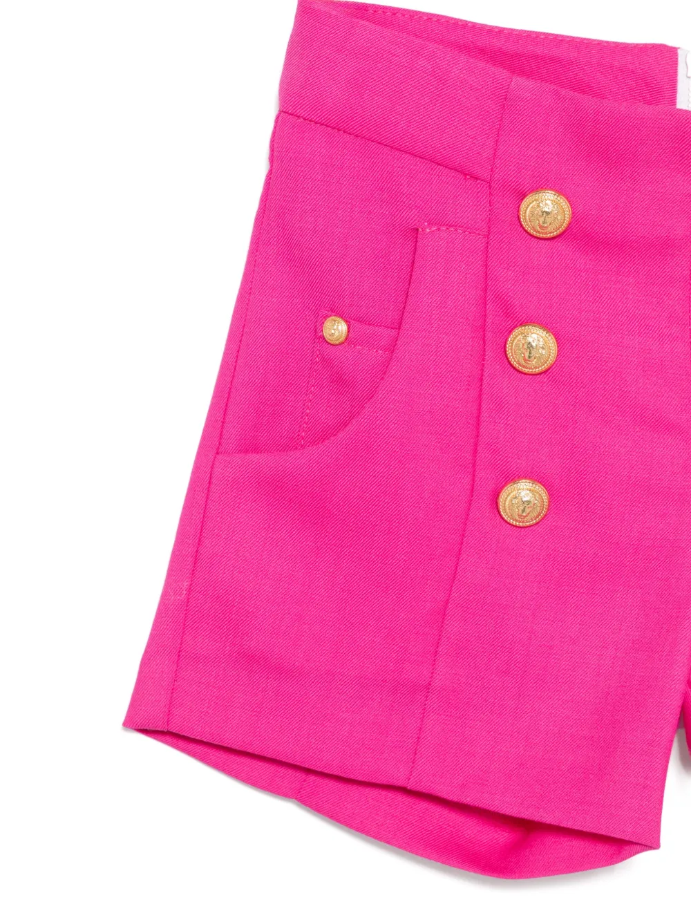 BALMAIN TWILL SHORTS