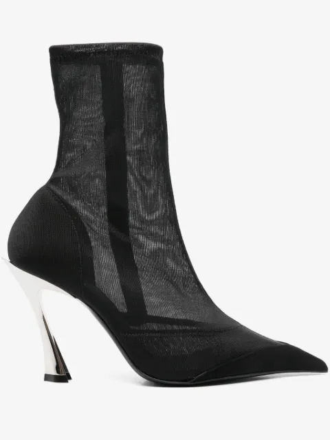 Mugler botines con tacón de 95mm