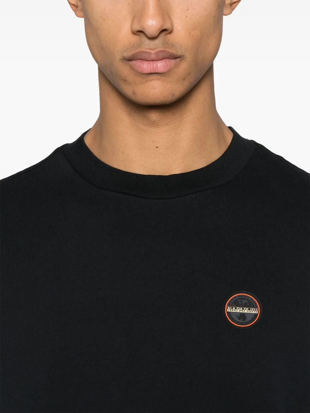 Napapijri Badge Summer sweater Zwart