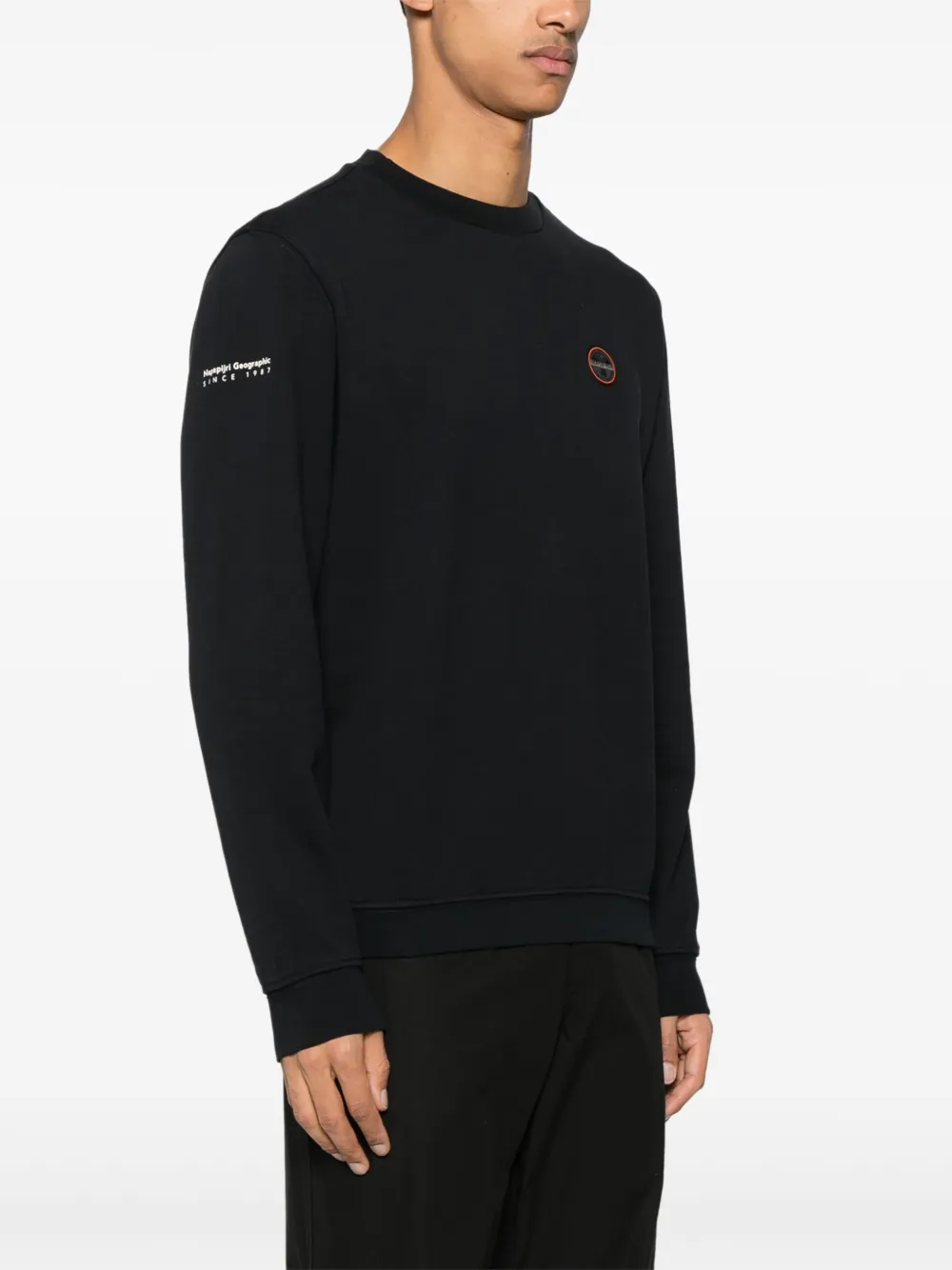 Napapijri Badge Summer sweater Zwart