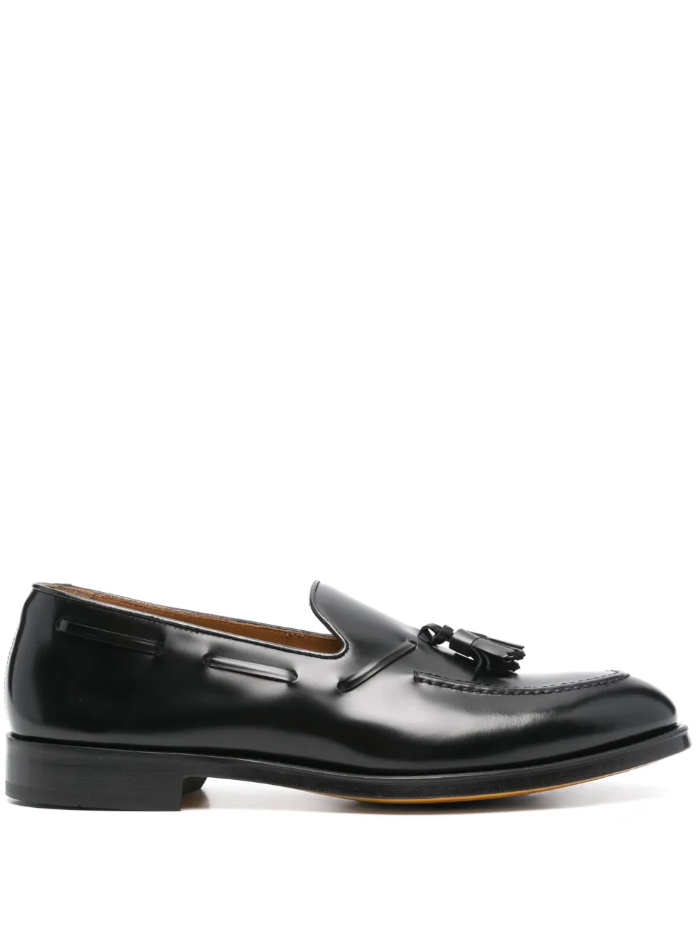 Doucal's leather oxford shoes Zwart