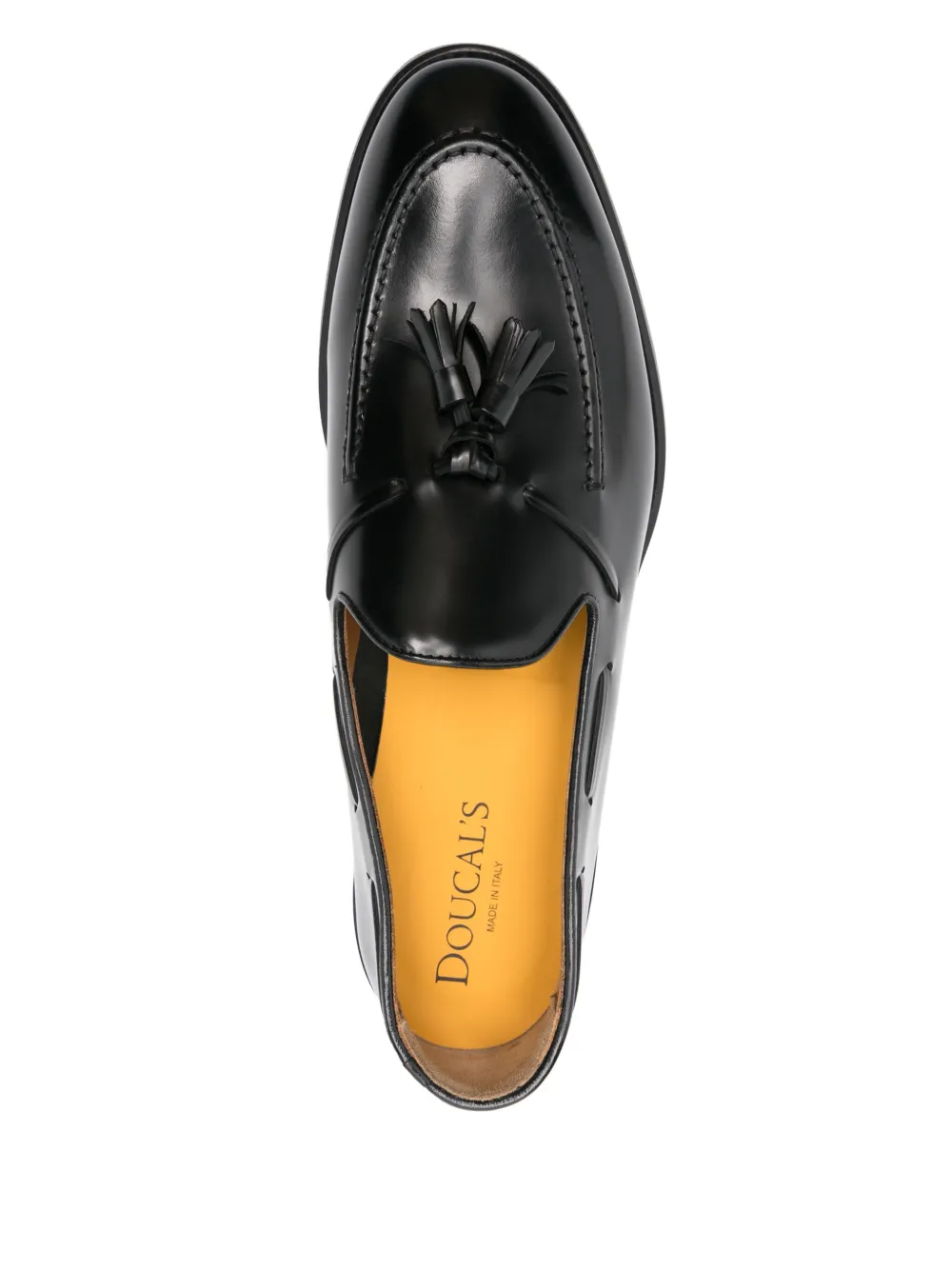 Doucal's leather oxford shoes Zwart