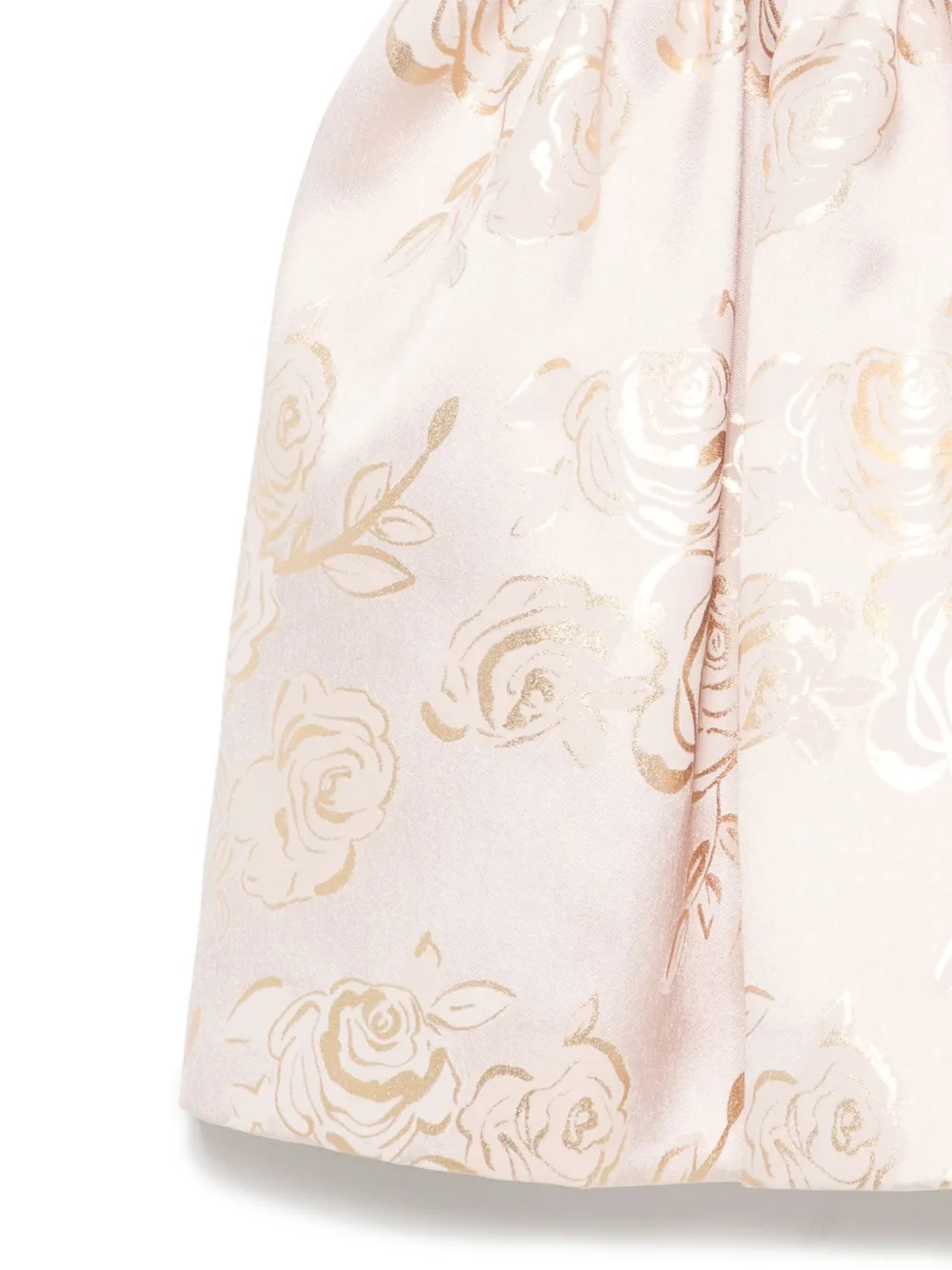 Monnalisa Jurk met rozen-jacquard