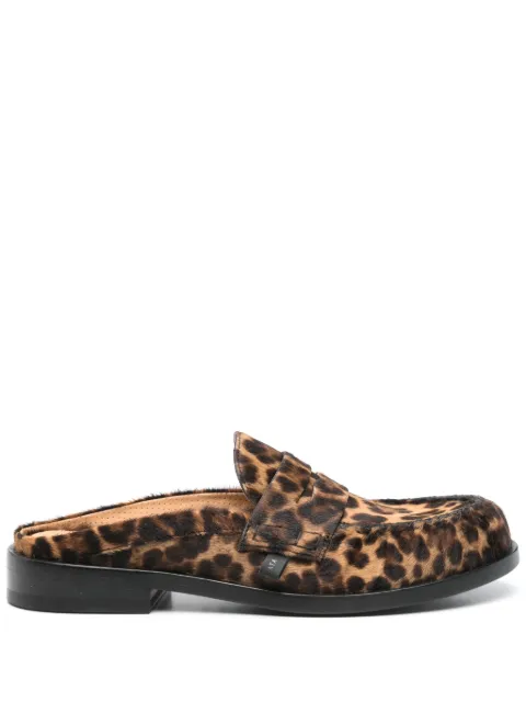 Premiata mules con estampado Leo