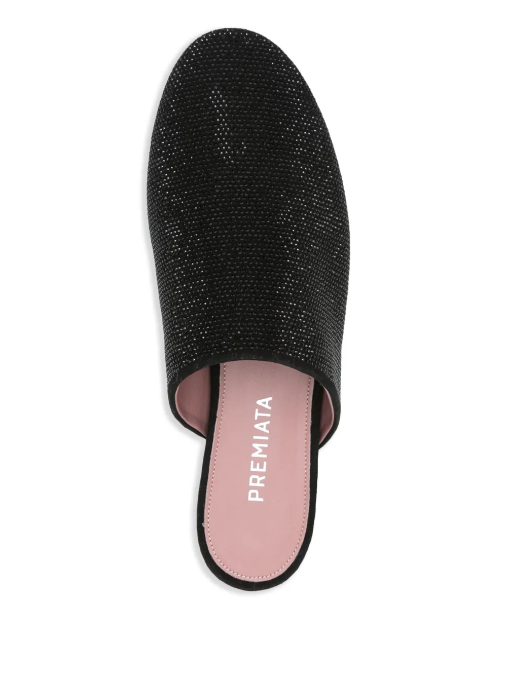 Premiata rhinestone-embellished mules Black