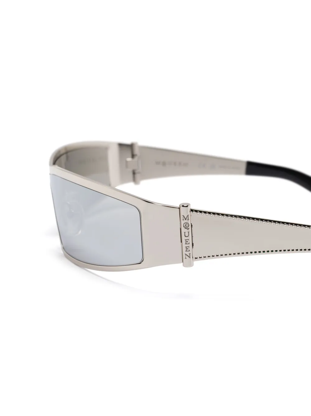 Alexander McQueen Eyewear Y2k zonnebril Zilver