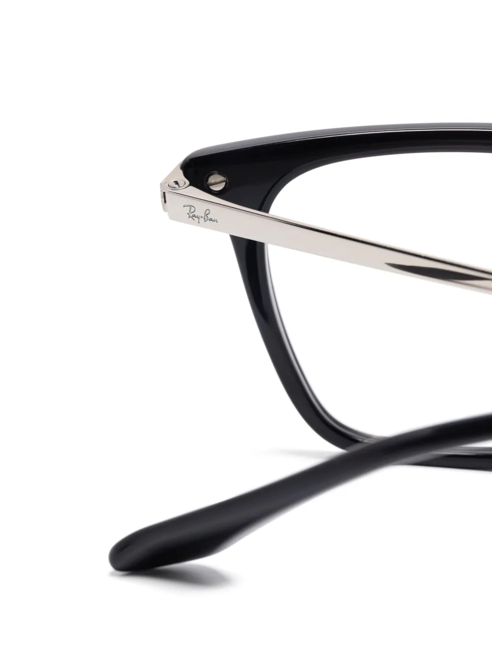 Shop Ray Ban Rb5442d Glasses In Silver