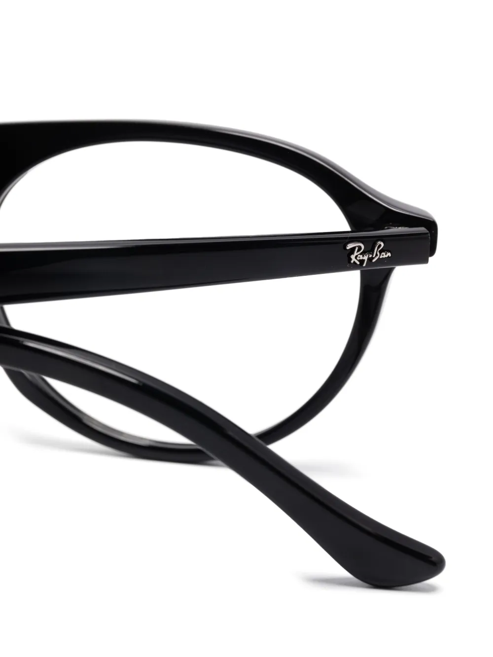 Ray-Ban Bril met rond montuur Zwart