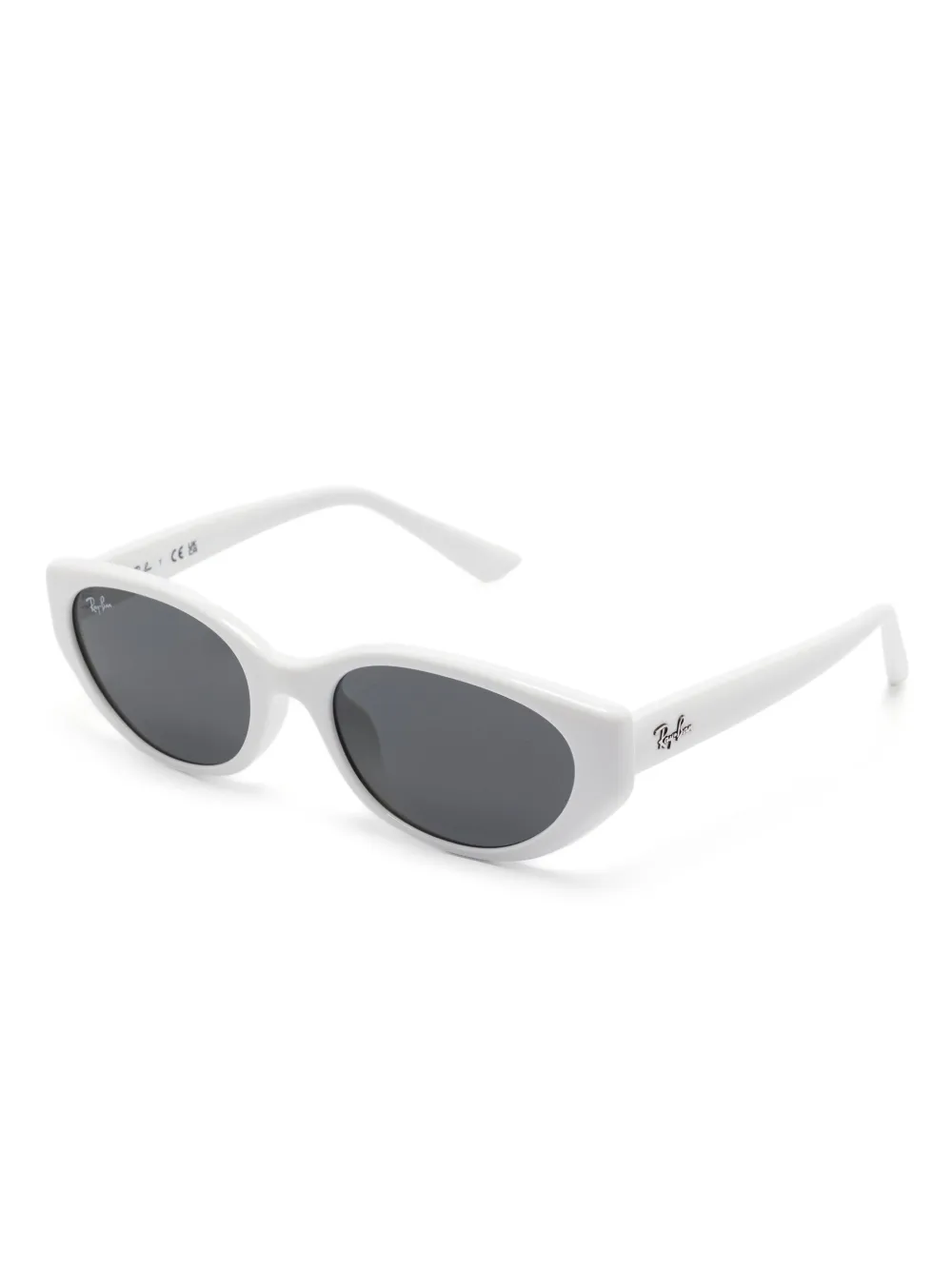 Ray-Ban Zonnebril met cat-eye montuur - Wit