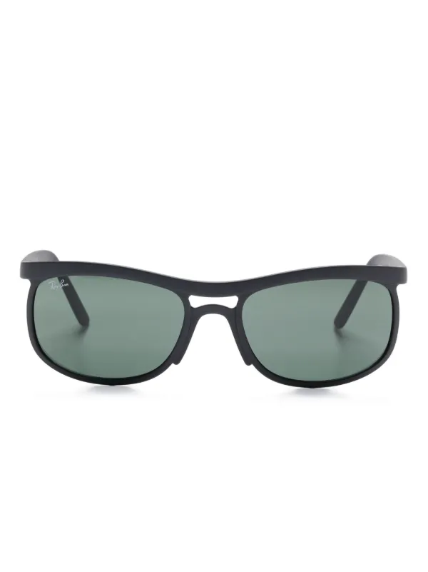Ray-Ban スクエアフレーム サングラス | ブラック | FARFETCH JP