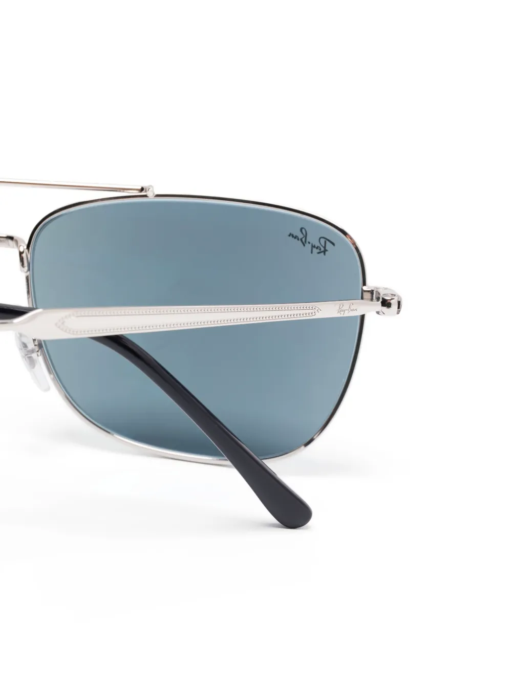 Ray Ban Aviator-frame Sunglasses In Silver