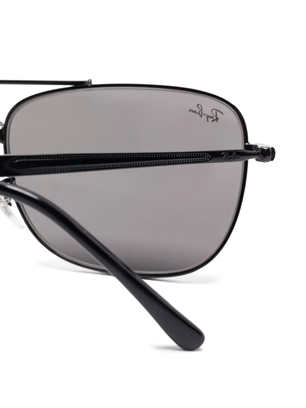 Ray-Ban Zonnebril met piloten montuur Zwart