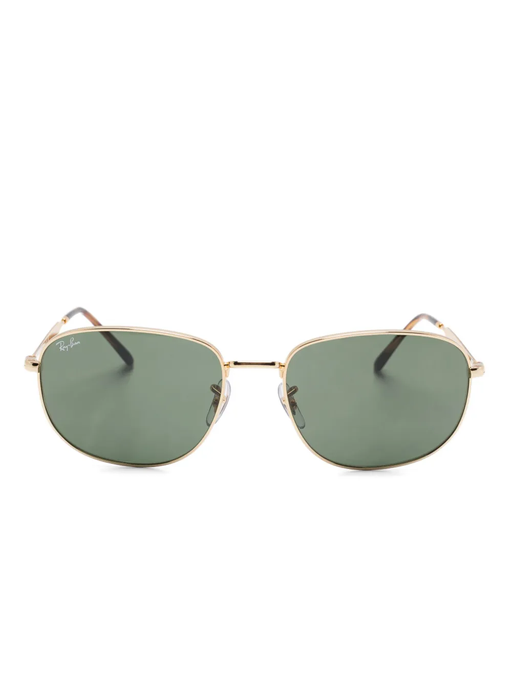 Ray-Ban نظارة شمس بإطار مستطيل | ذهبي | Image 1