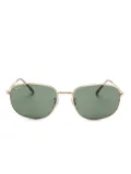 Ray-Ban rectangle-frame sunglasses - Gold