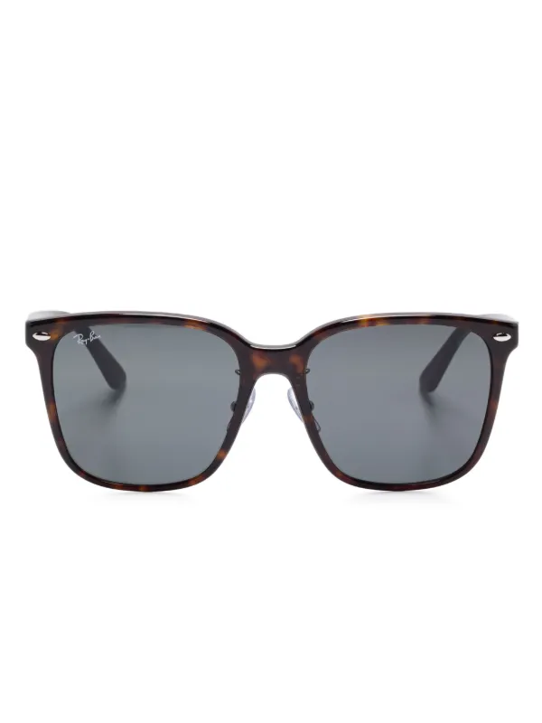 Ray-Ban Sunglasses Tortoiseshell Frame RB2206D with Dark Grey Lenses NEW RB2206D Sunglasses in Havana and Dark Grey - RB2206D | Ray  main image 2
