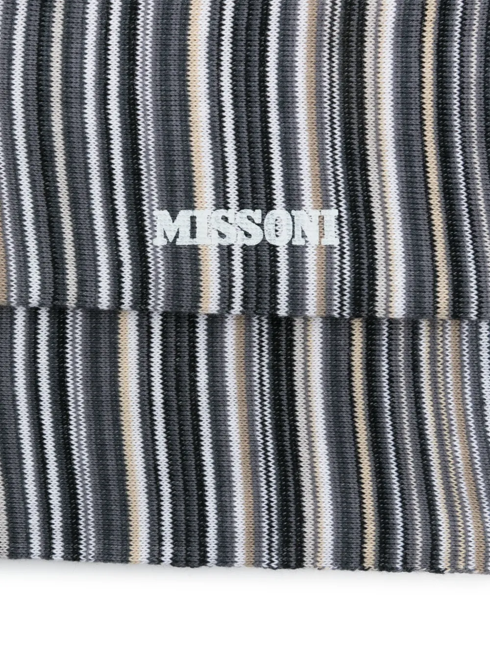 Missoni striped socks - Grijs