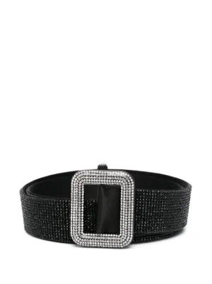 ベルト BENEDETTA BRUZZICHES SS25018060 Belts Benedetta Bruzziches Venus crystal-embellished Belt | Silver