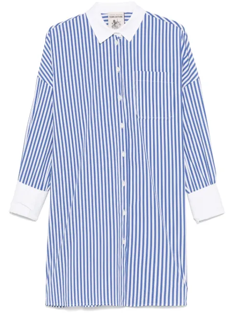 Semicouture striped mini dress
