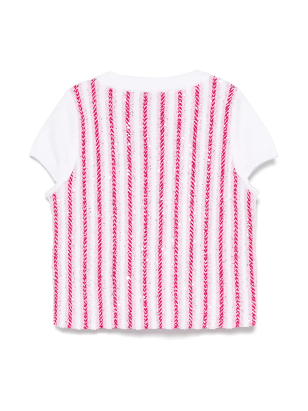 Missoni Kids Gestreept T-shirt - Wit