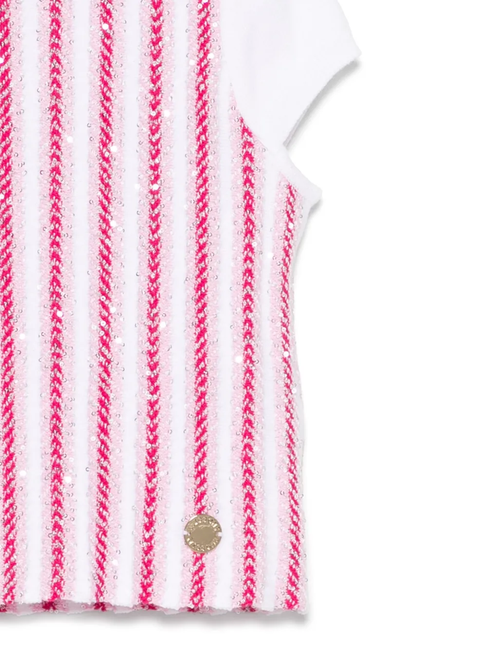 Missoni Kids Gestreept T-shirt Wit