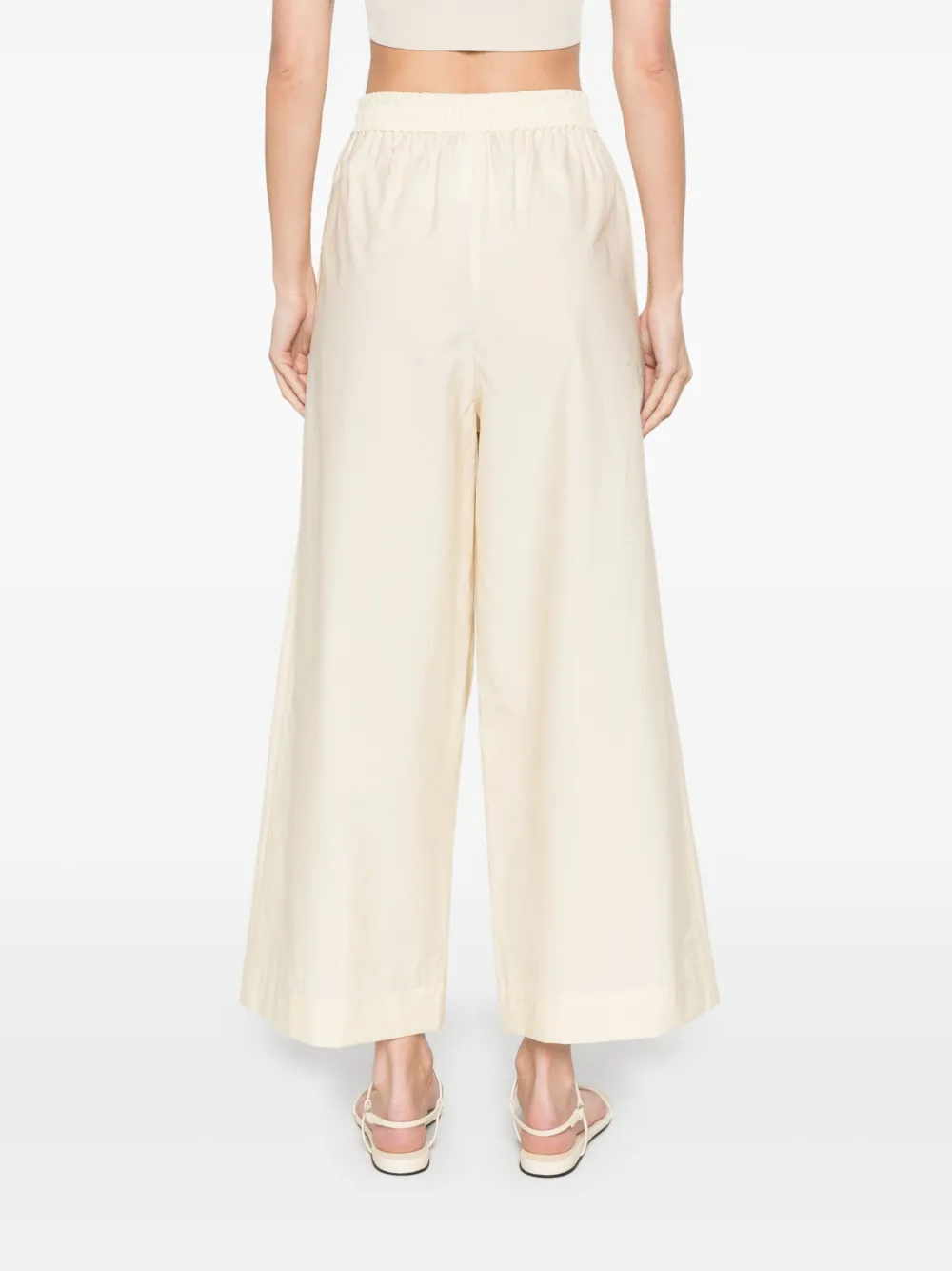 Fabiana Filippi Broek met wijde pijpen Beige