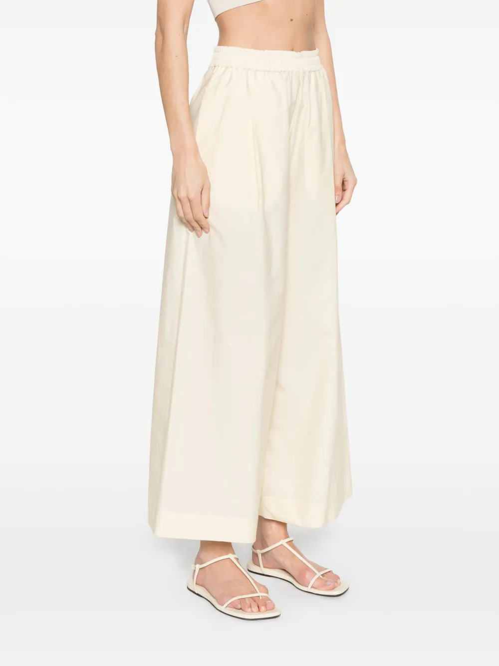 Fabiana Filippi Broek met wijde pijpen Beige