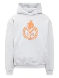 Babylon LA graphic print hoodie - Grey