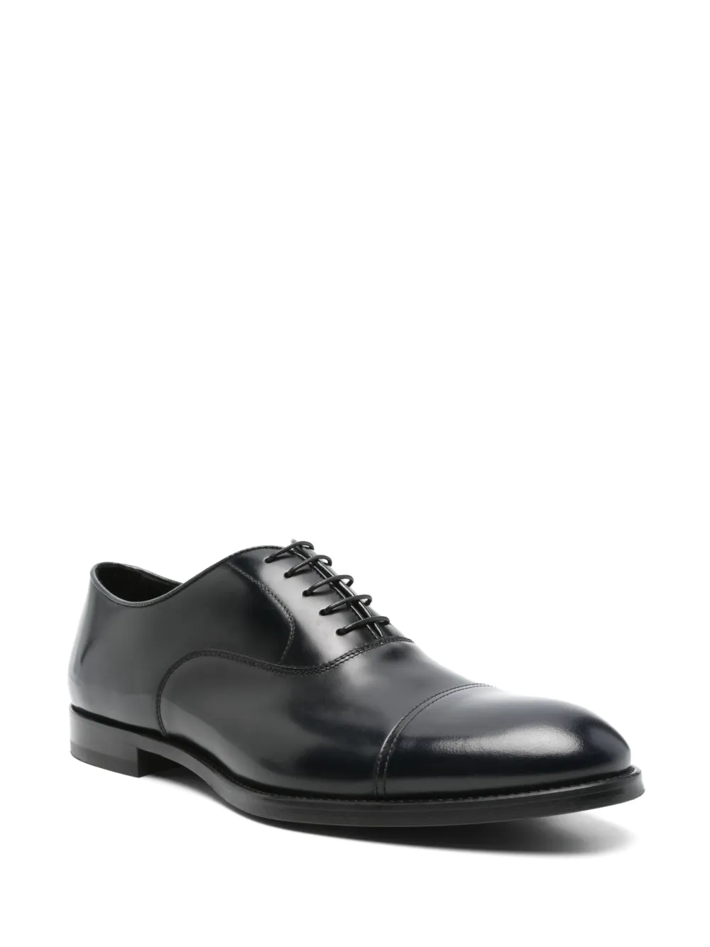 Doucal's leather Oxford shoes - Blauw