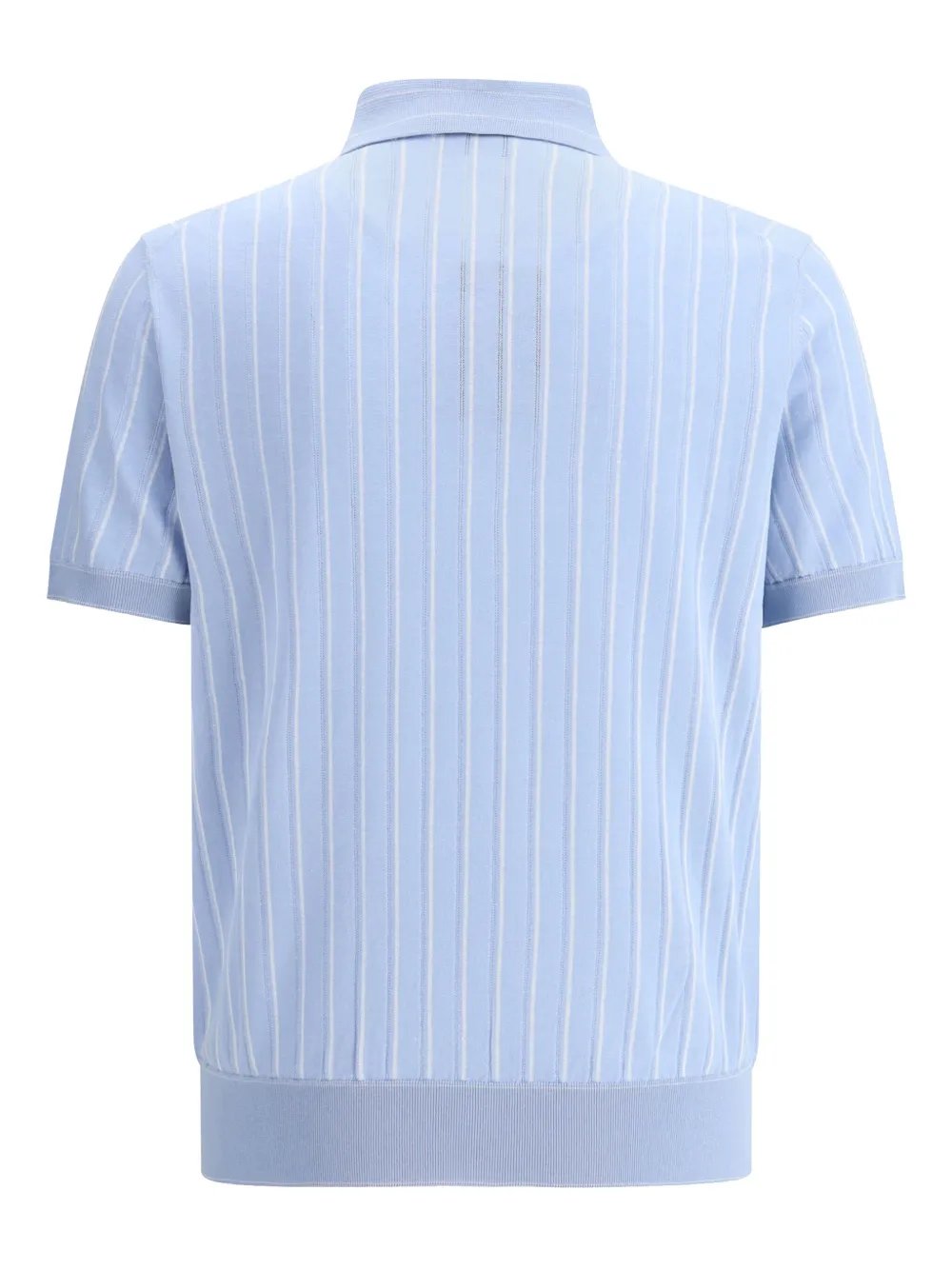 Brioni Trama polo shirt - Blauw