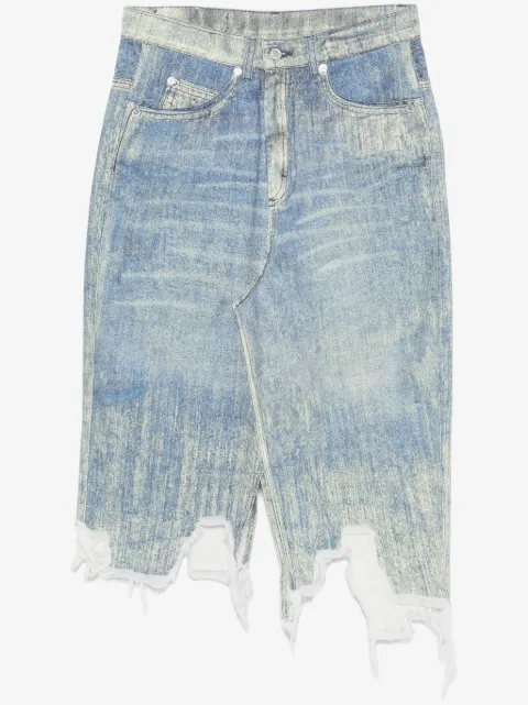 CamperLab denim midi skirt