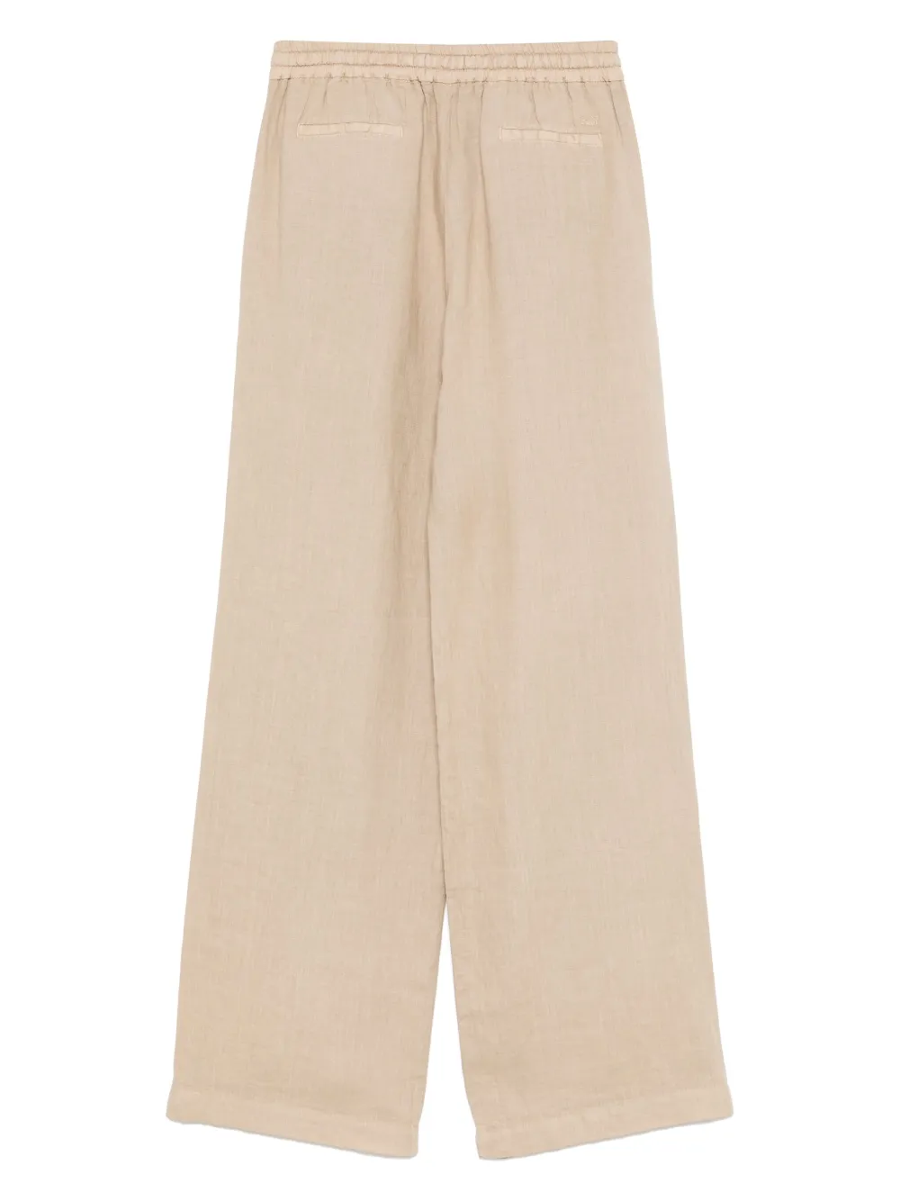 Fay Linnen straight broek - Beige