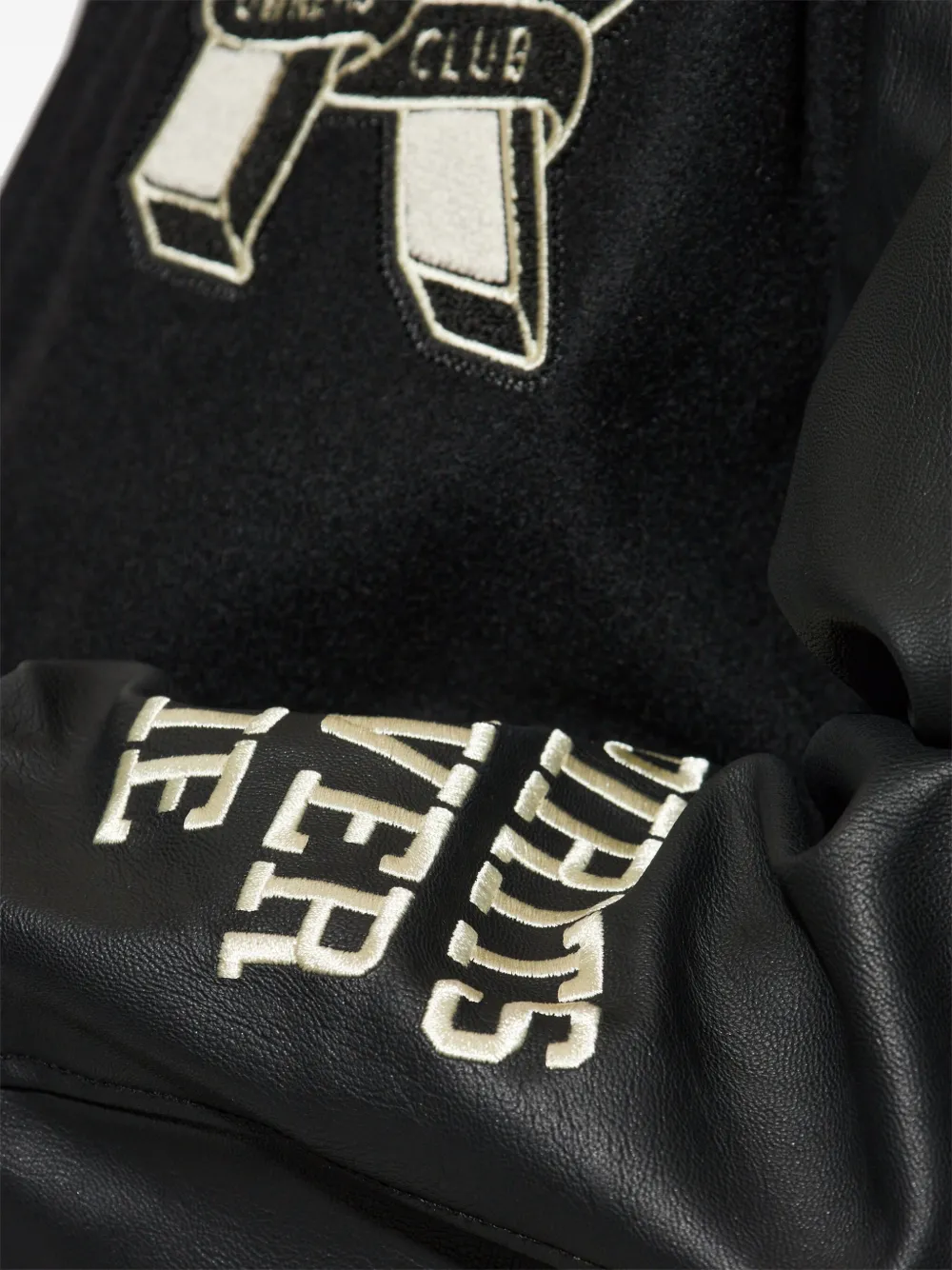 Represent Owners' Club Bomber Jacket - Men's - Polyamide/wool/polyester/polyurethane In Black
