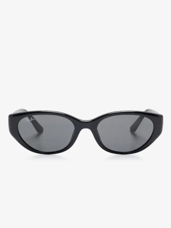 Ray-Ban Black Oval Cat-Eye Sunglasses Ray-Ban RB3547 Oval Black Sunglasses Online main image 2