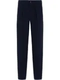 Giorgio Armani zigzag-pattern trousers - Blue