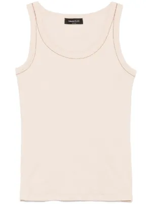[FABIANA FILIPPI] ジャージートップ Fabiana Filippi georgette-crepe Top | Neutrals | FARFETCH UK