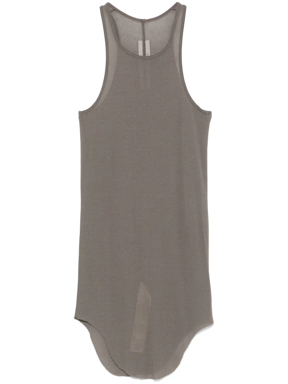 Rick Owens ribbed tank top | Grey | Image 1