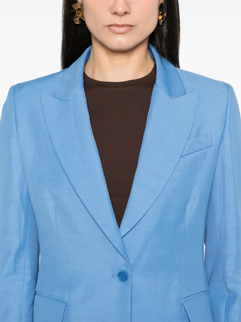 Shop P.a.r.o.s.h Raisa Blazer In Blau