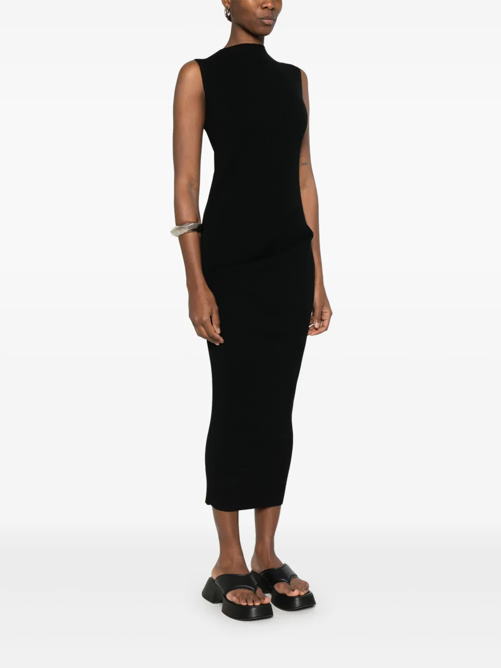 Rick Owens Gebreide jurk Zwart