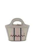 Marni mini Tropicalia tote bag - Neutrals