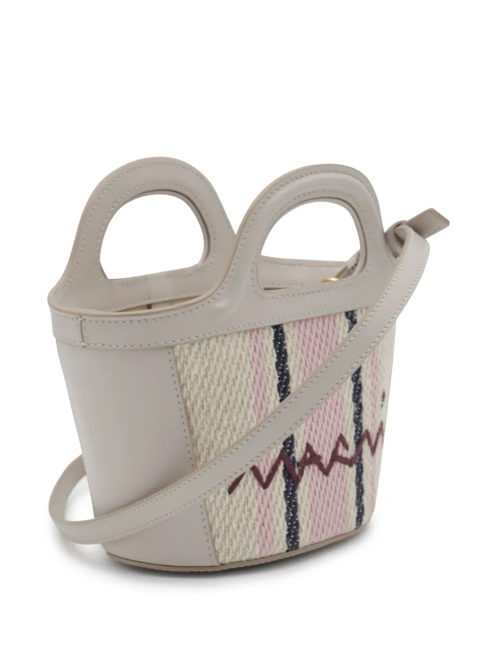 Marni Tropicalia kleine shopper Beige