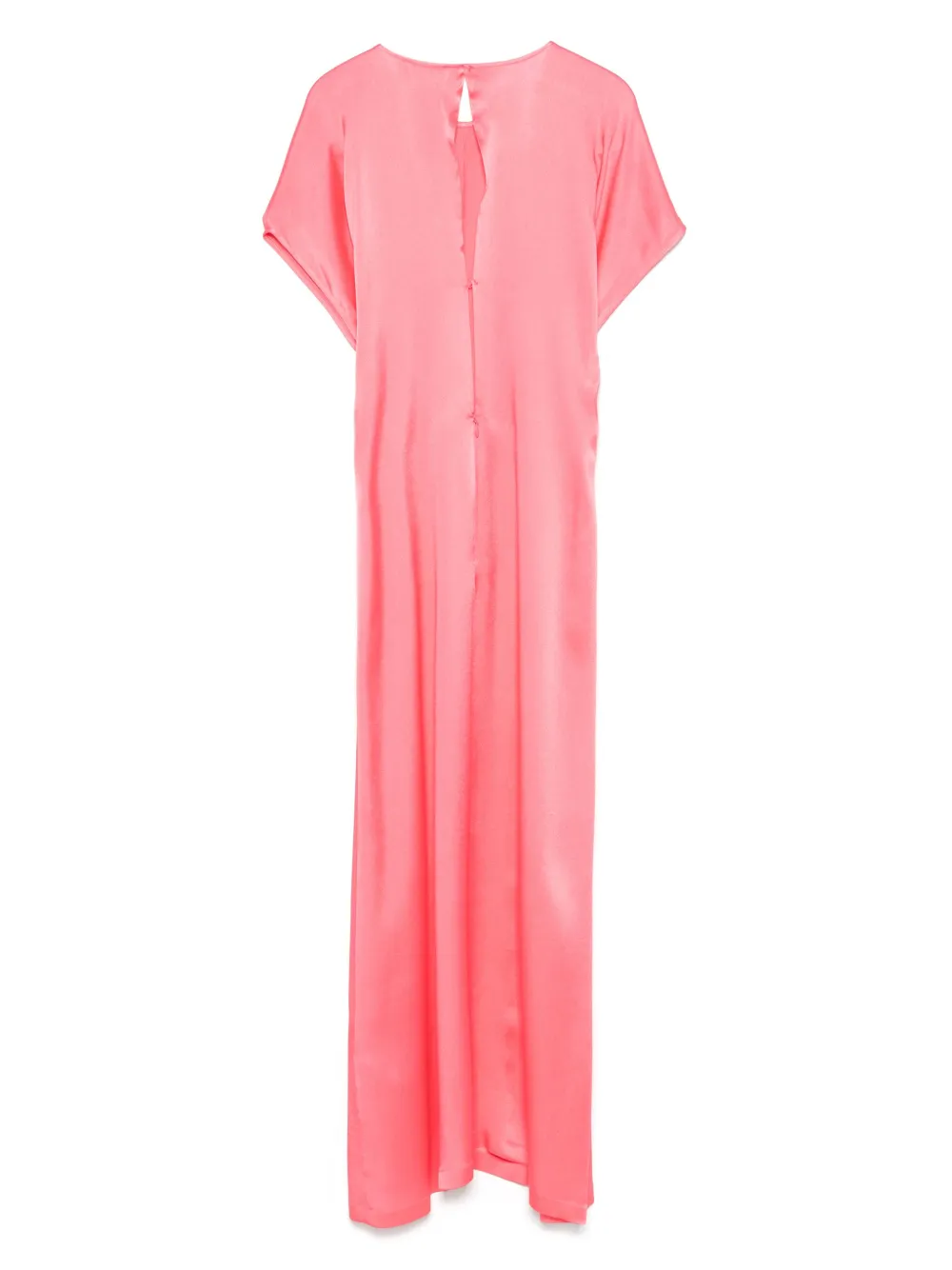 Semicouture Satijnen maxi-jurk - Roze