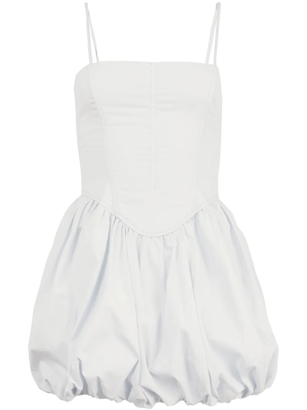 Fleur Du Mal Mini-jurk met korset Wit
