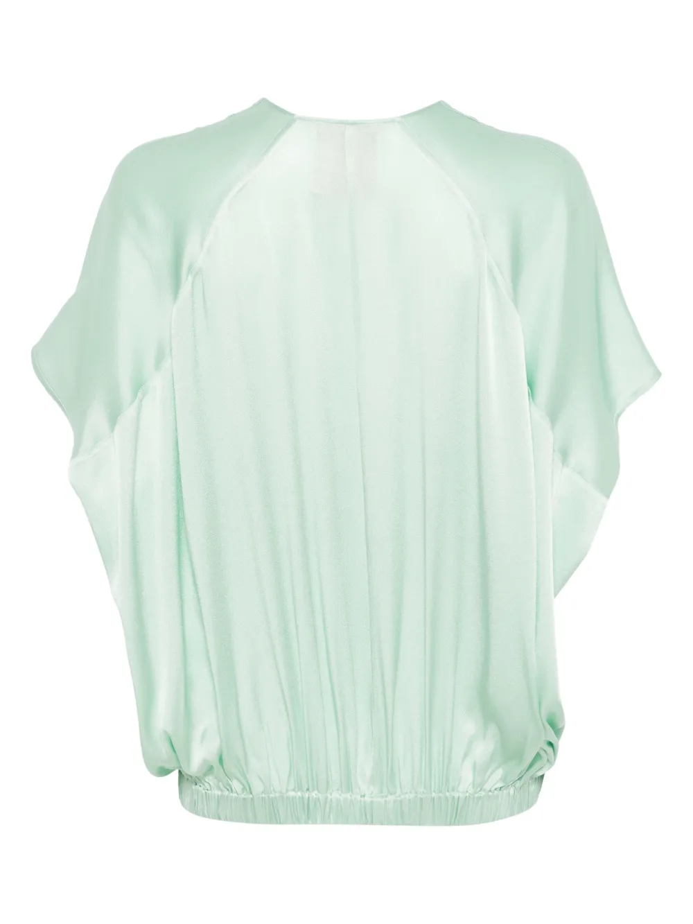 Semicouture Satijnen blouse - Groen