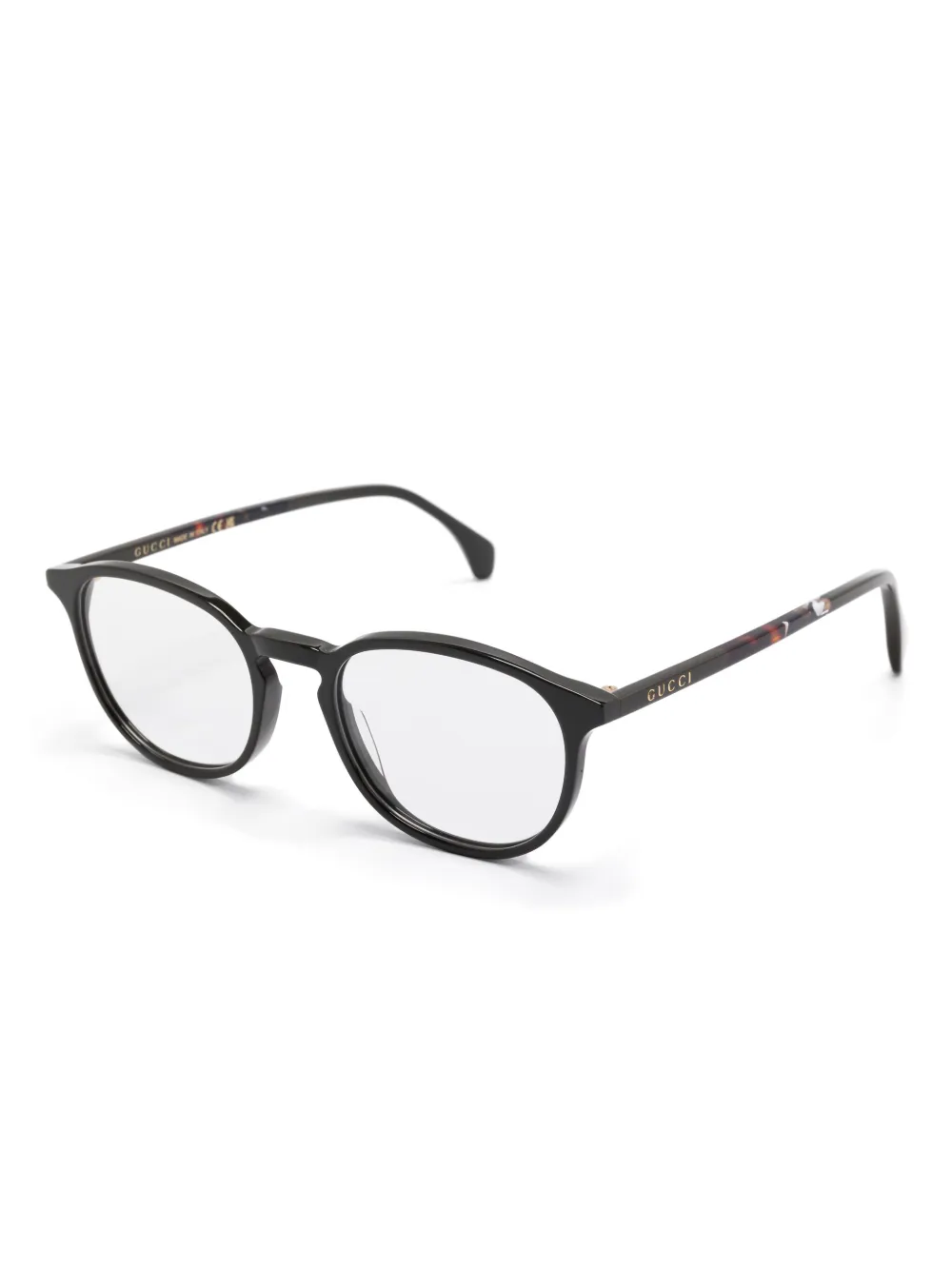 Gucci Eyewear Bril met rond montuur - Groen