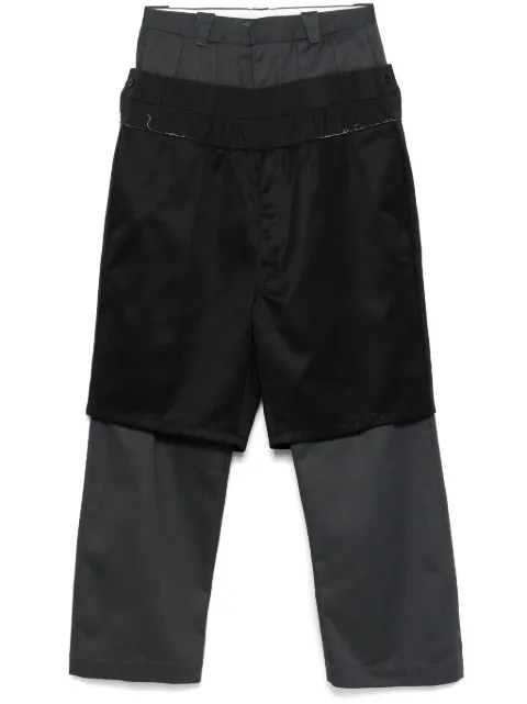 Maison Margiela layered trousers