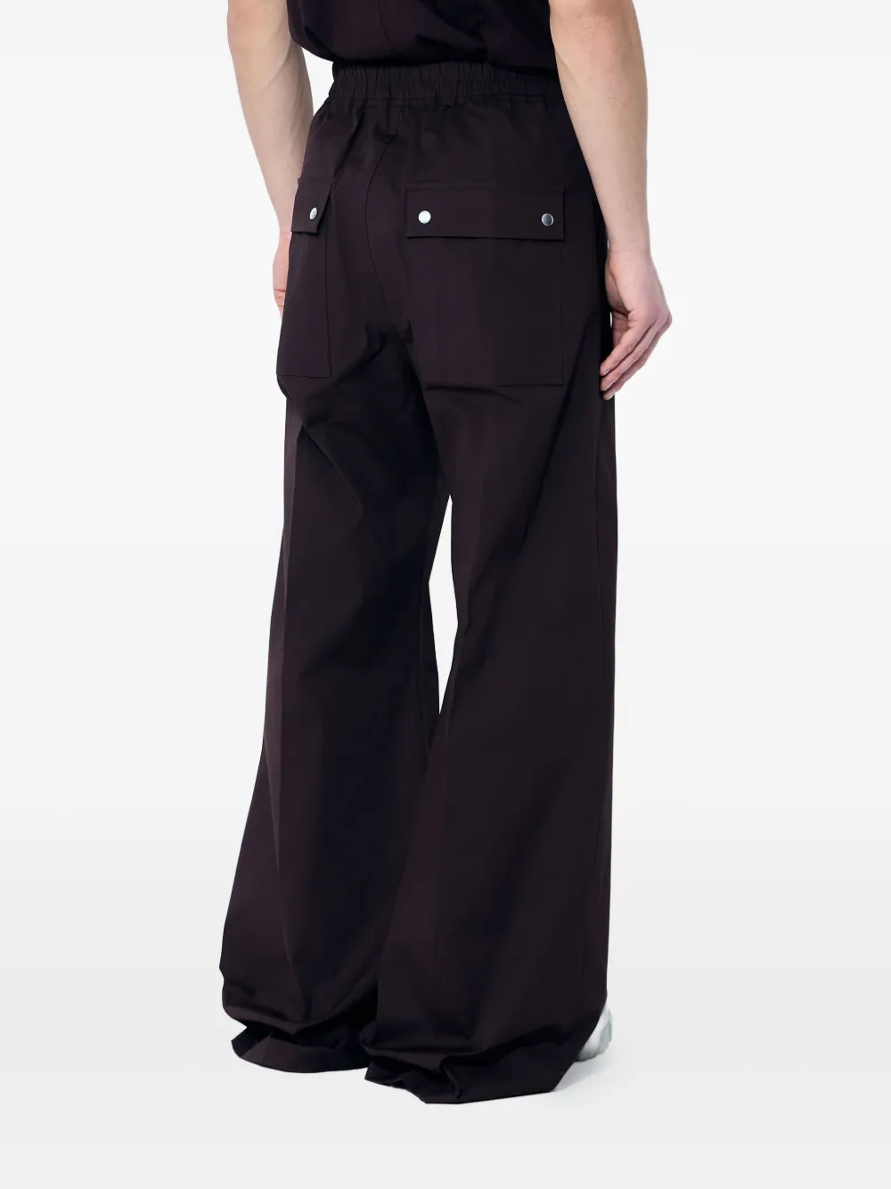 Rick Owens Bela broek met wijde pijpen Zwart