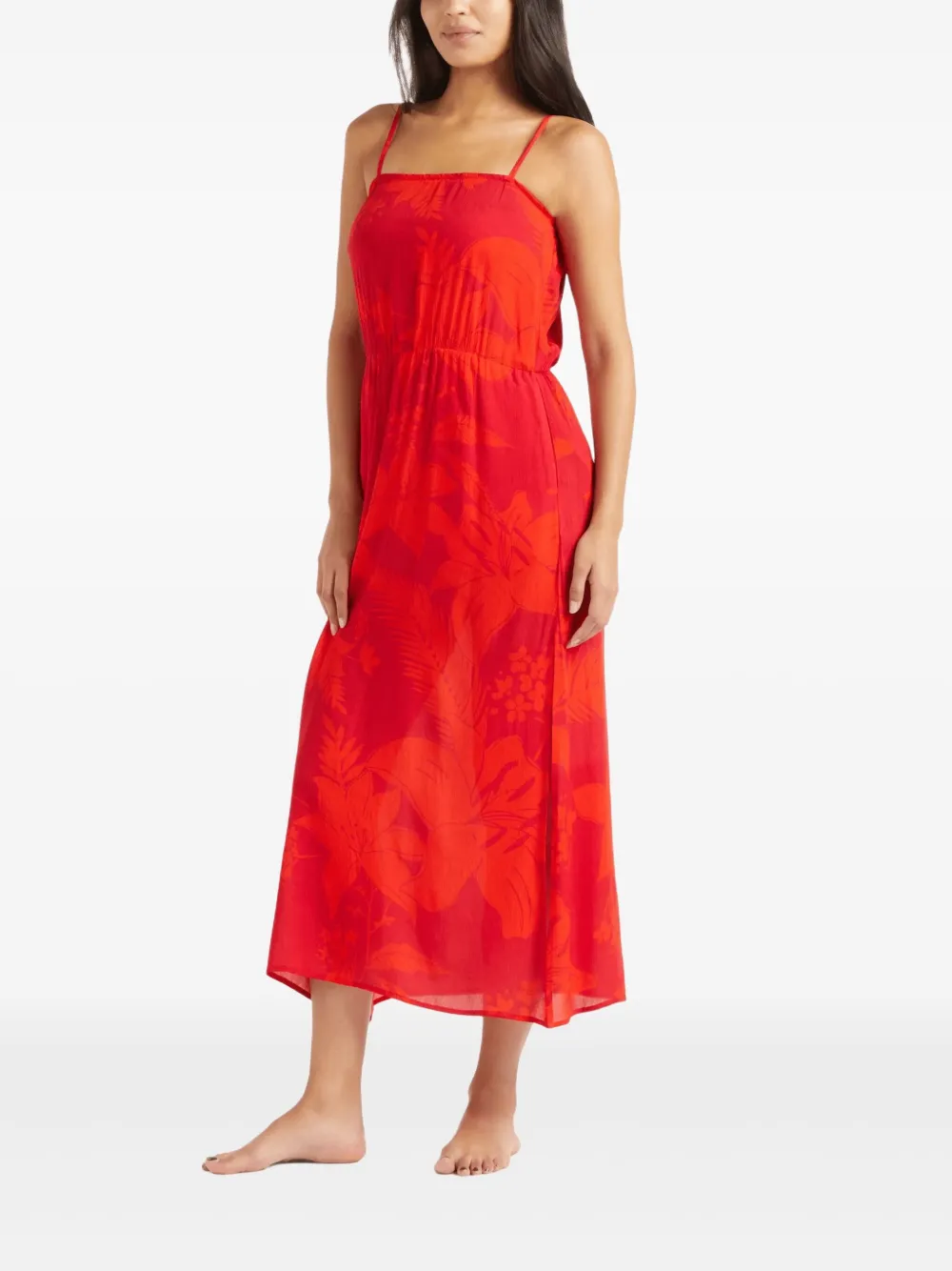 Vilebrequin Flower Power-print dress - Rood