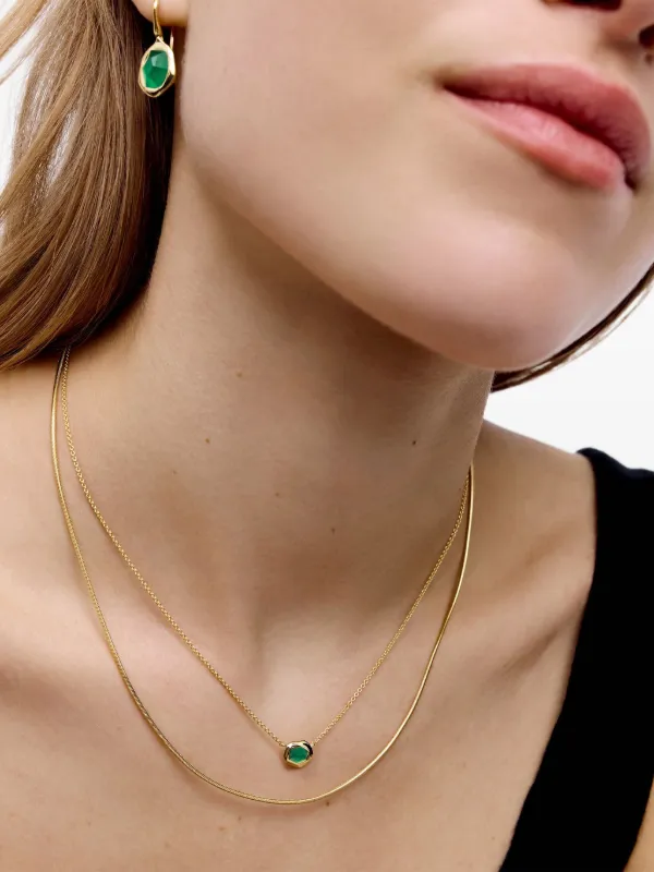 Monica Vinader Odyssey Necklace | Green | FARFETCH JO