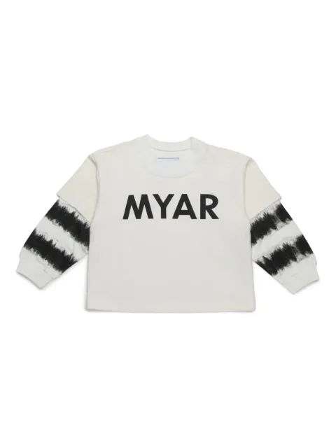 MYAR KIDS playera con logo estampado