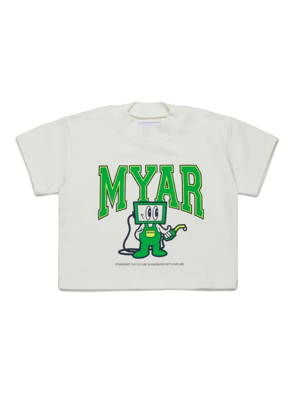 MYAR KIDS playera con logo estampado | blanco | Image 1